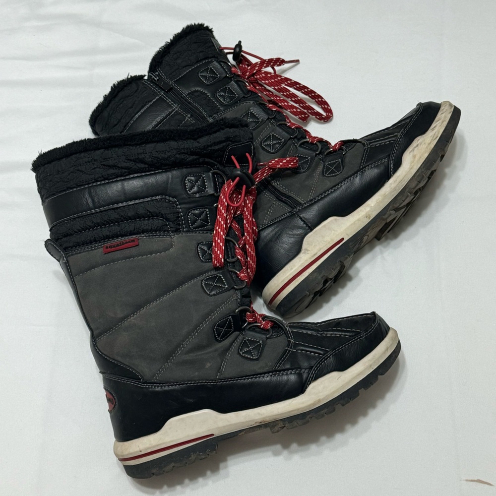 3M Thinsulate Snow black boots - Water resistant with faux fur